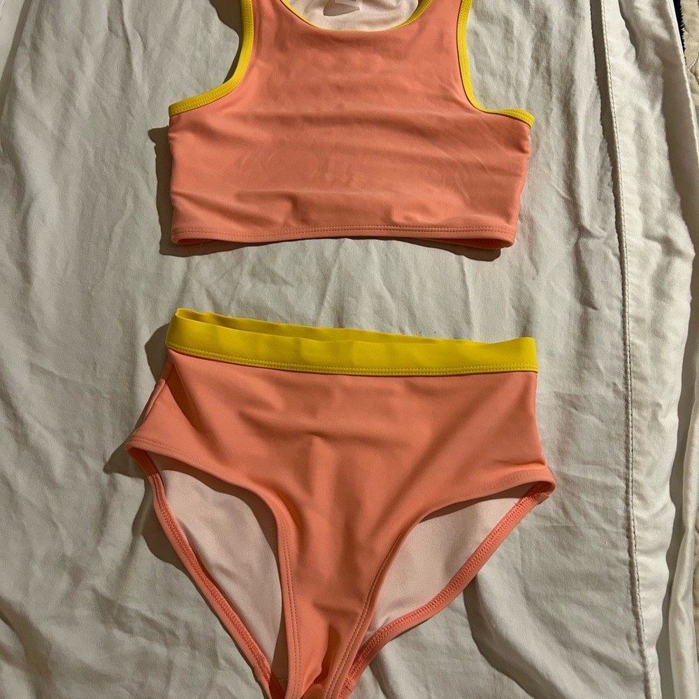 Old Navy Kids Swim Bikini - Peach and Yellow